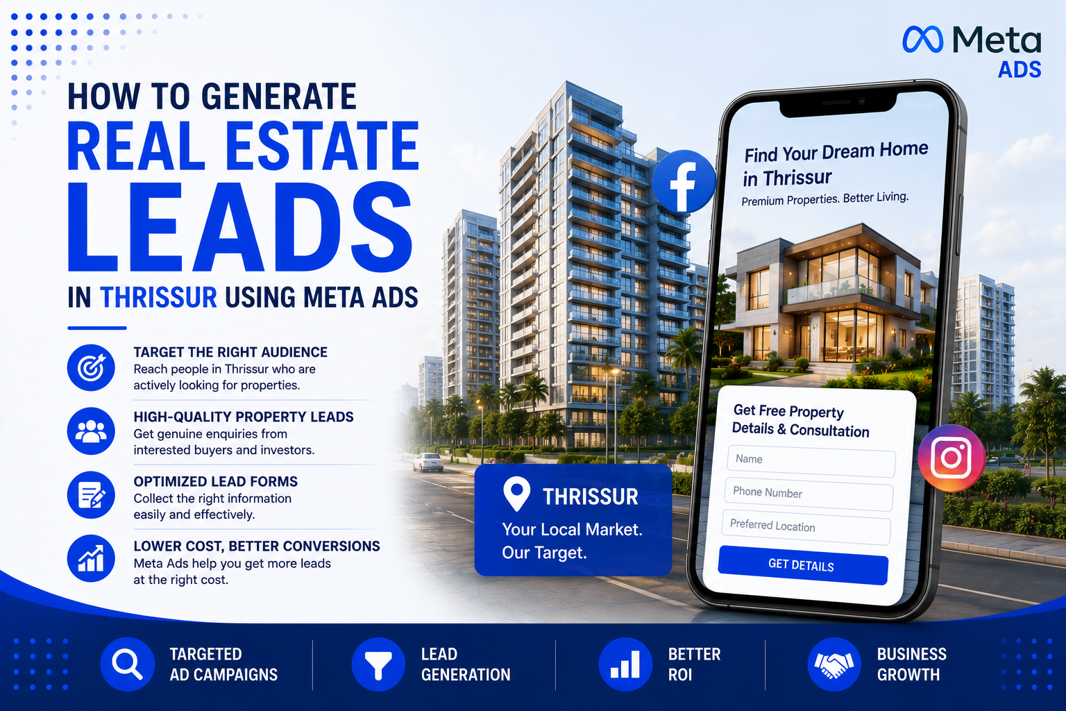 How to Generate Real Estate Leads in Thrissur Using Meta Ads